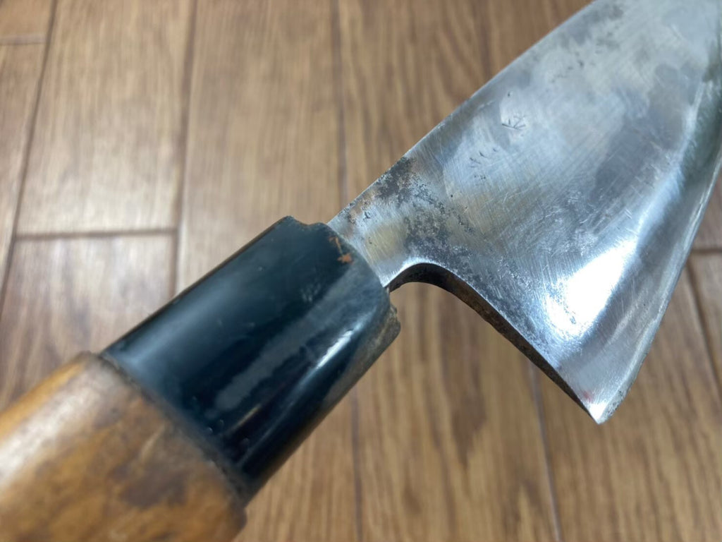 Japanese Chef's Kitchen Knife DEBA Vintage hocho OLD from Japan 147/288mm DL018