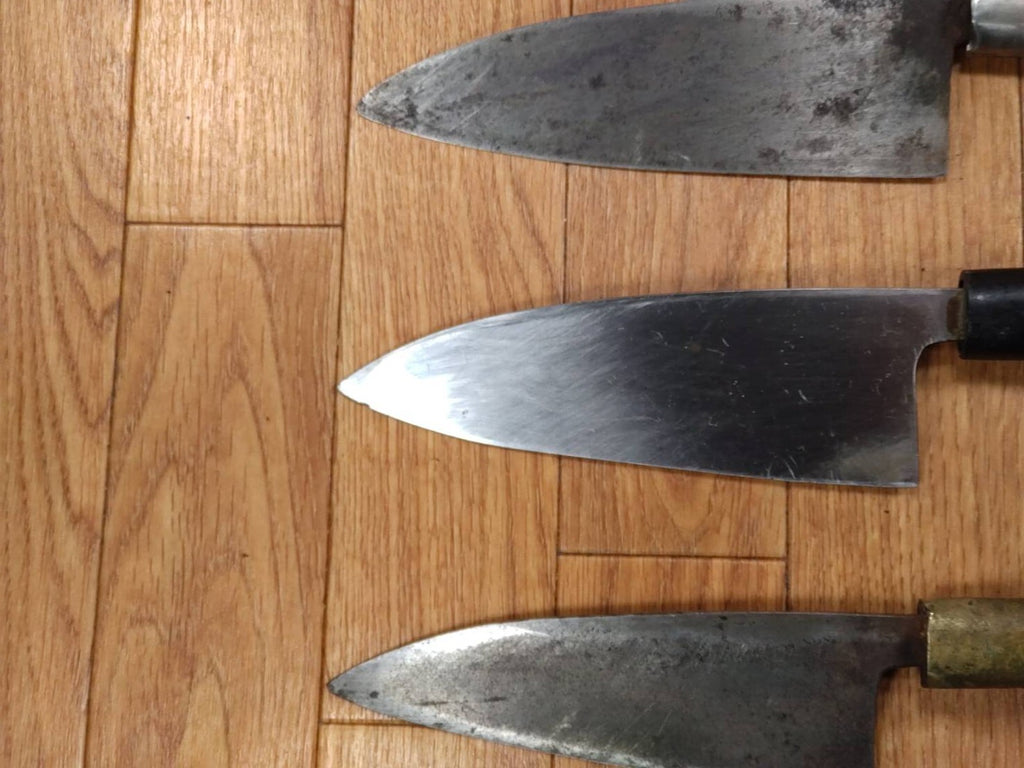 Japanese Chef's Kitchen Knife Set 3 Piece DEBA from Japan PA603