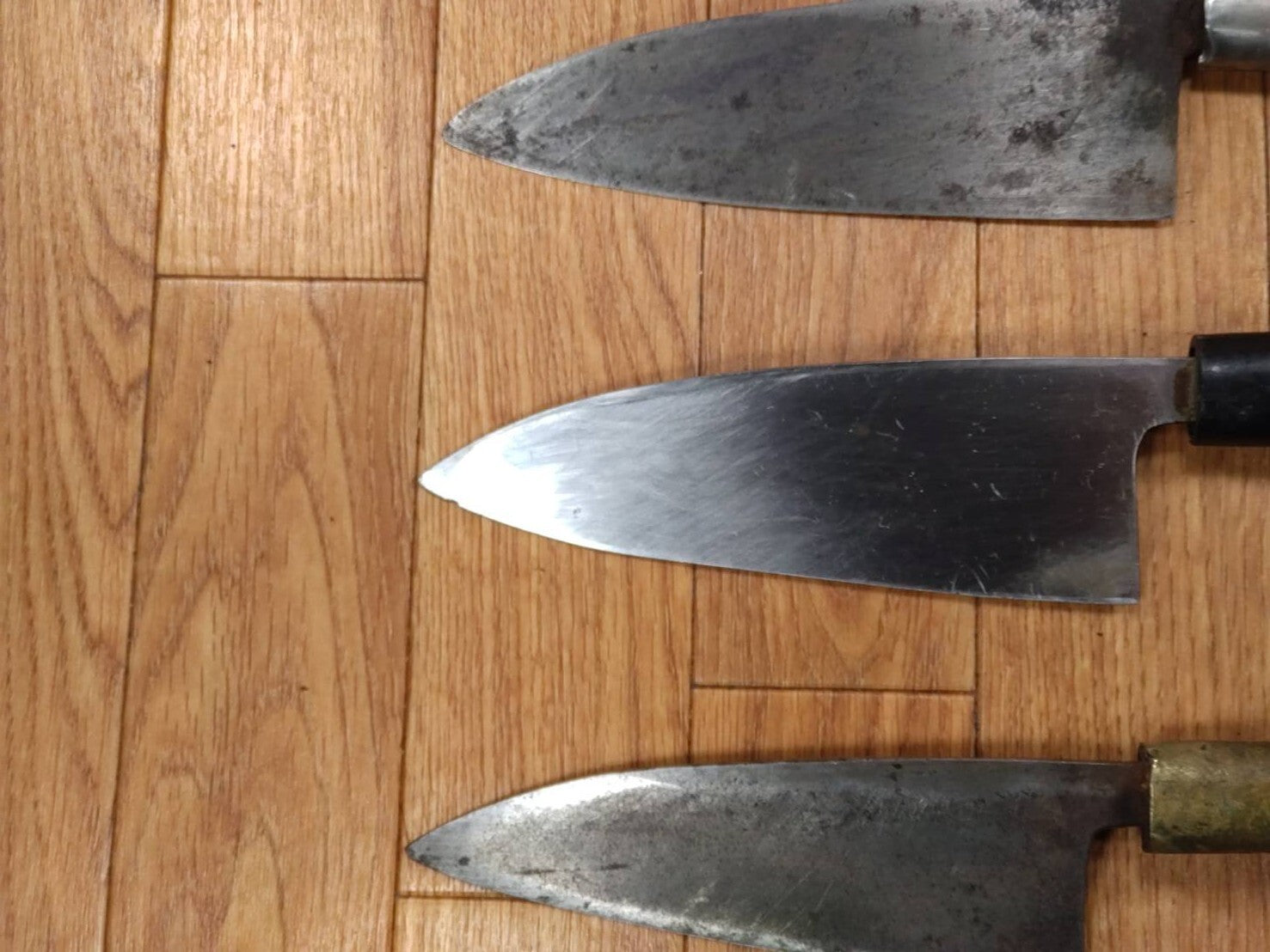 Japanese Chef's Kitchen Knife Set 3 Piece DEBA from Japan PA603