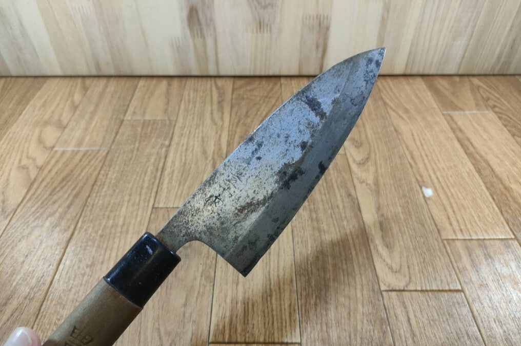 Japanese Chef's Kitchen Knife DEBA Vintage hocho OLD from Japan 152/290mm UU271