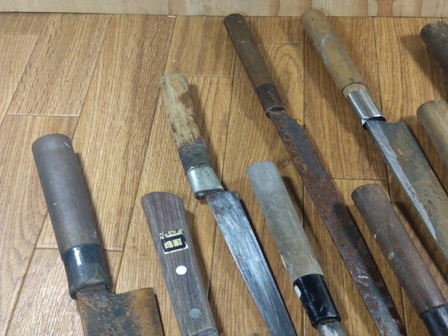 BROKEN DAMAGED Japanese Chef's Kitchen Knife Vintage Japan HOCHO GG435