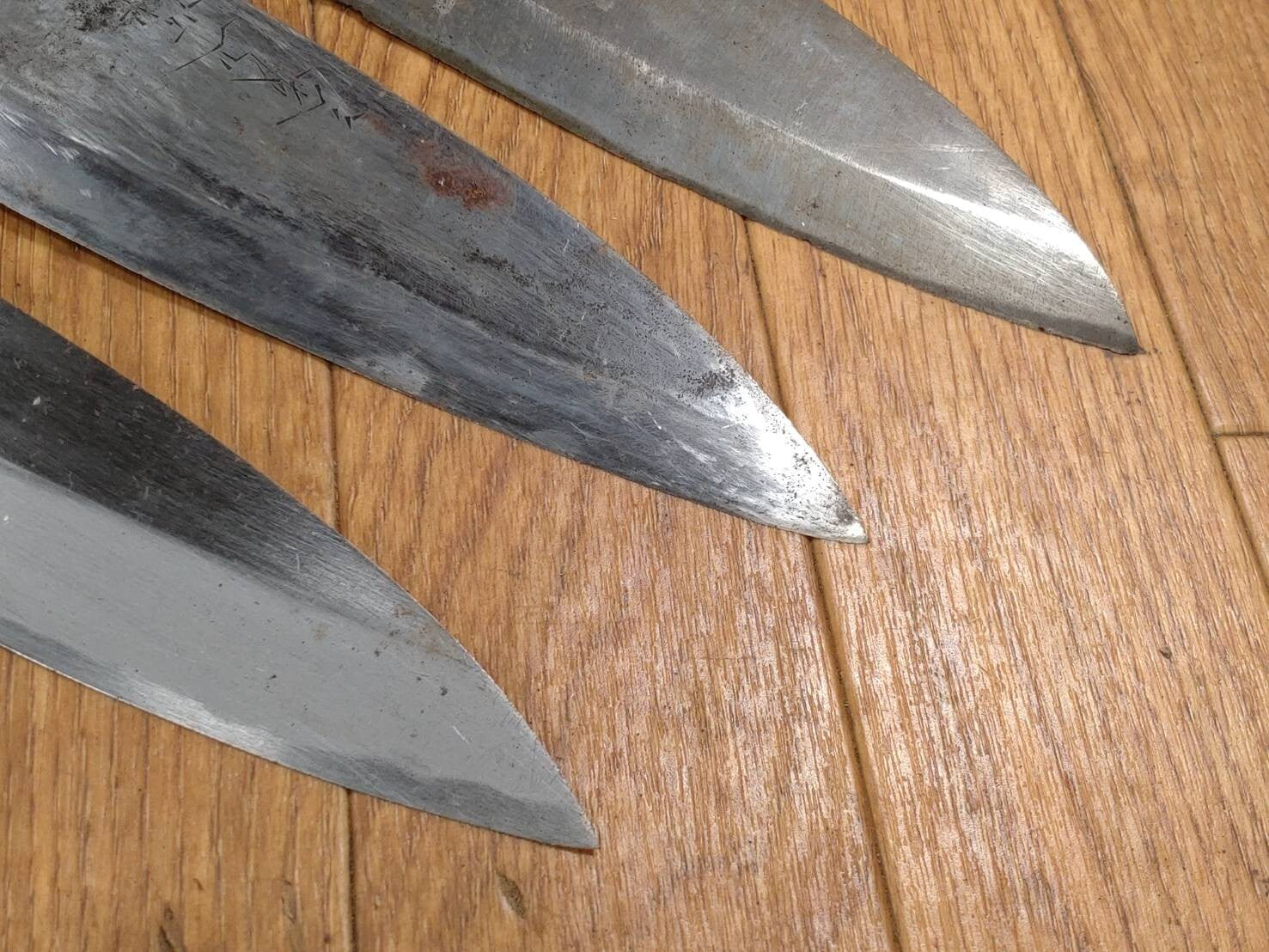 Japanese Chef's Kitchen Knife Set 3 Piece DEBA from Japan FF326