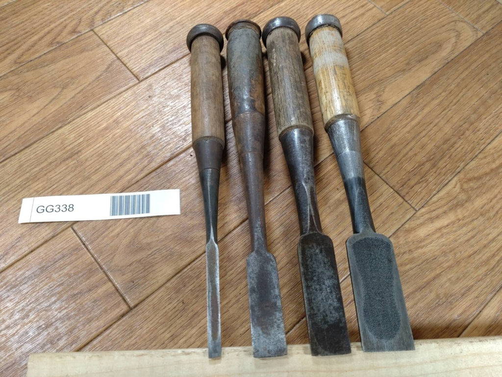 Japanese vintage chisel tataki Nomi Japan Signed Old Vintage 6.14.18.24mm GG338