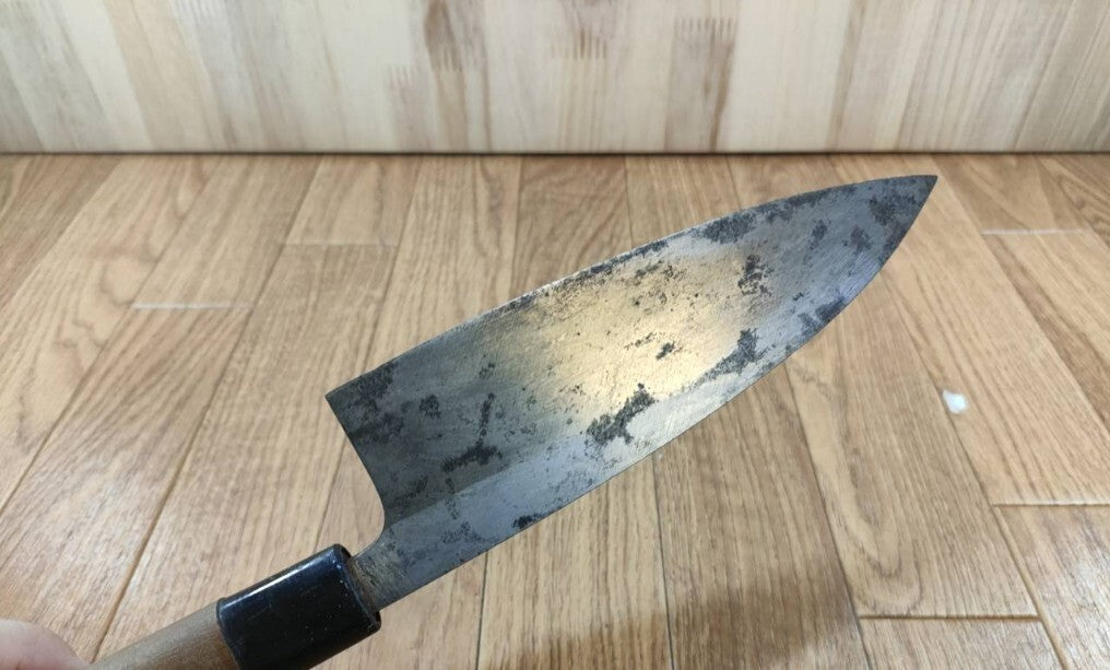 Japanese Chef's Kitchen Knife DEBA Vintage hocho OLD from Japan 152/290mm UU271