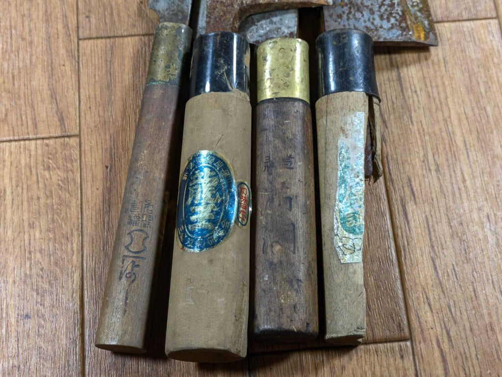 BROKEN DAMAGED Japanese Chef's Kitchen Knife Vintage Japan HOCHO JJ402