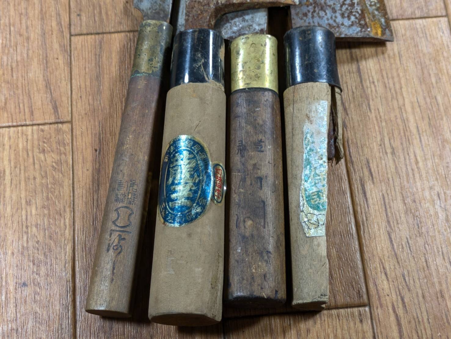 BROKEN DAMAGED Japanese Chef's Kitchen Knife Vintage Japan HOCHO JJ402