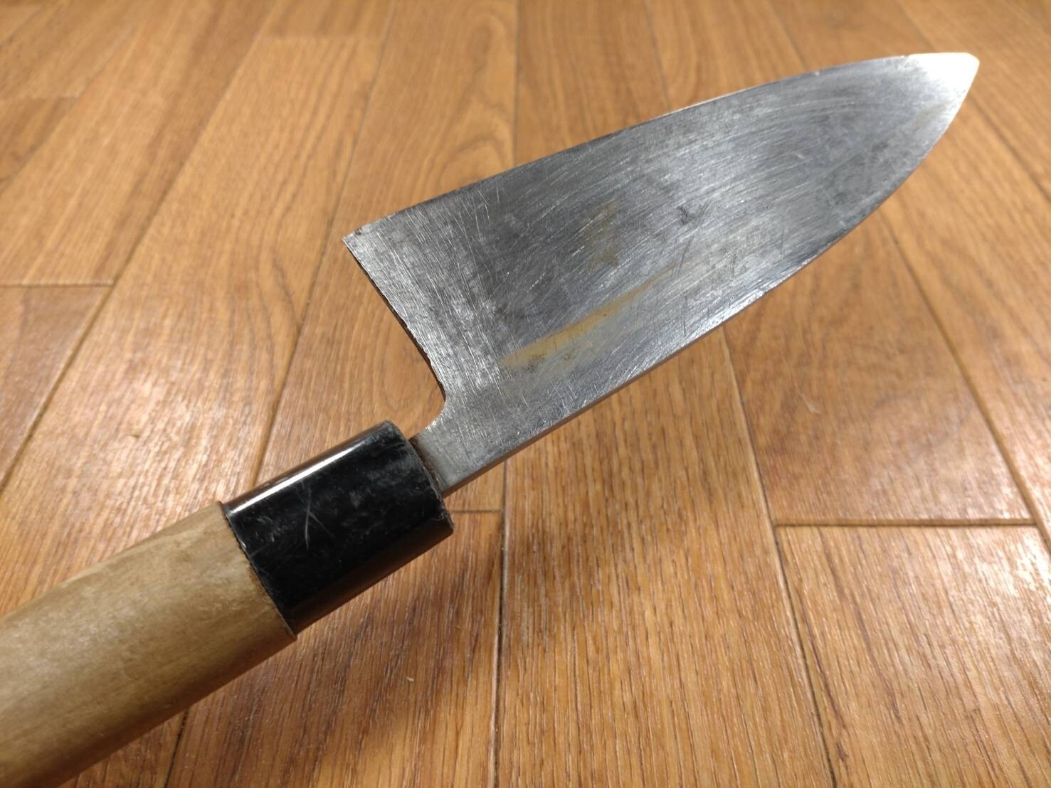 Japanese Chef's Kitchen Knife DEBA Vintage hocho OLD from Japan 144/273mm FF020