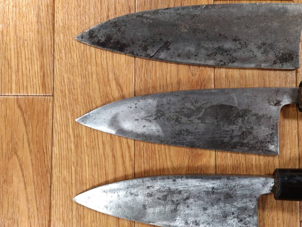 Japanese Chef's Kitchen Knife Set 3 Piece DEBA from Japan PA148