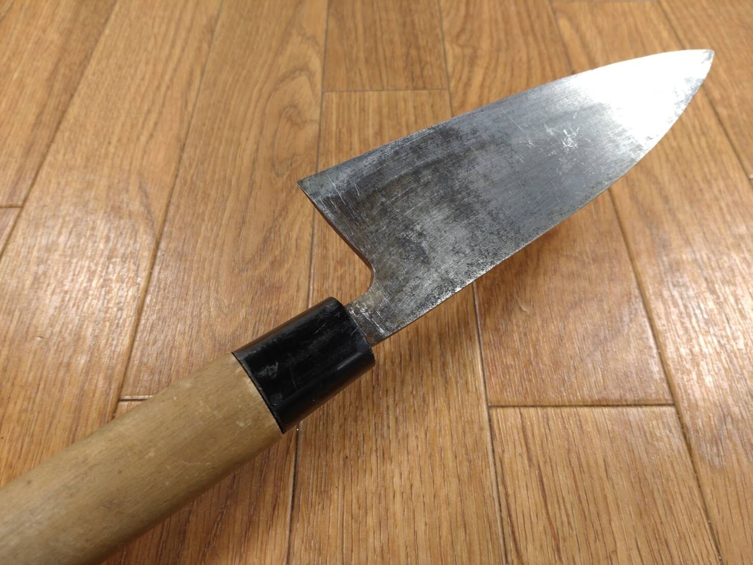 Japanese Chef's Kitchen Knife DEBA Vintage hocho OLD from Japan 150/285mm FF038