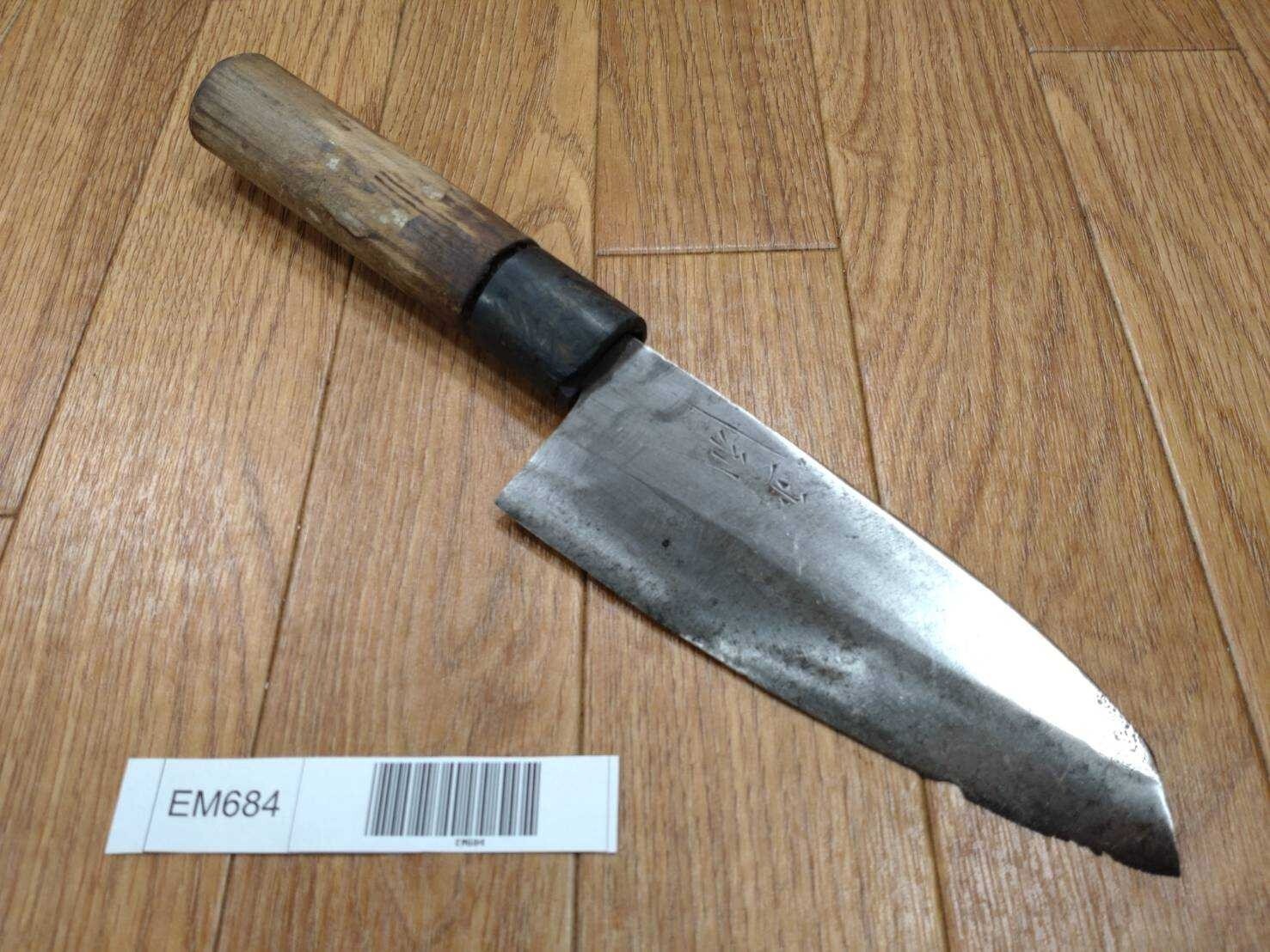 Japanese Chef's Kitchen Knife DEBA Vintage hocho OLD from Japan 140/268mm EM684