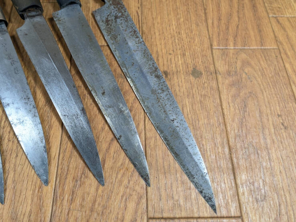 Japanese Chef's Kitchen Knife Set 5 Piece YANAGIBA DEBA from Japan BB898