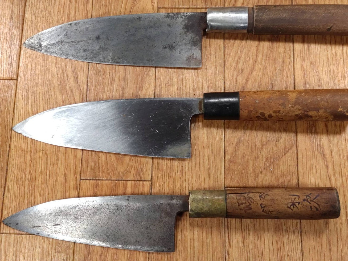 Japanese Chef's Kitchen Knife Set 3 Piece DEBA from Japan PA603