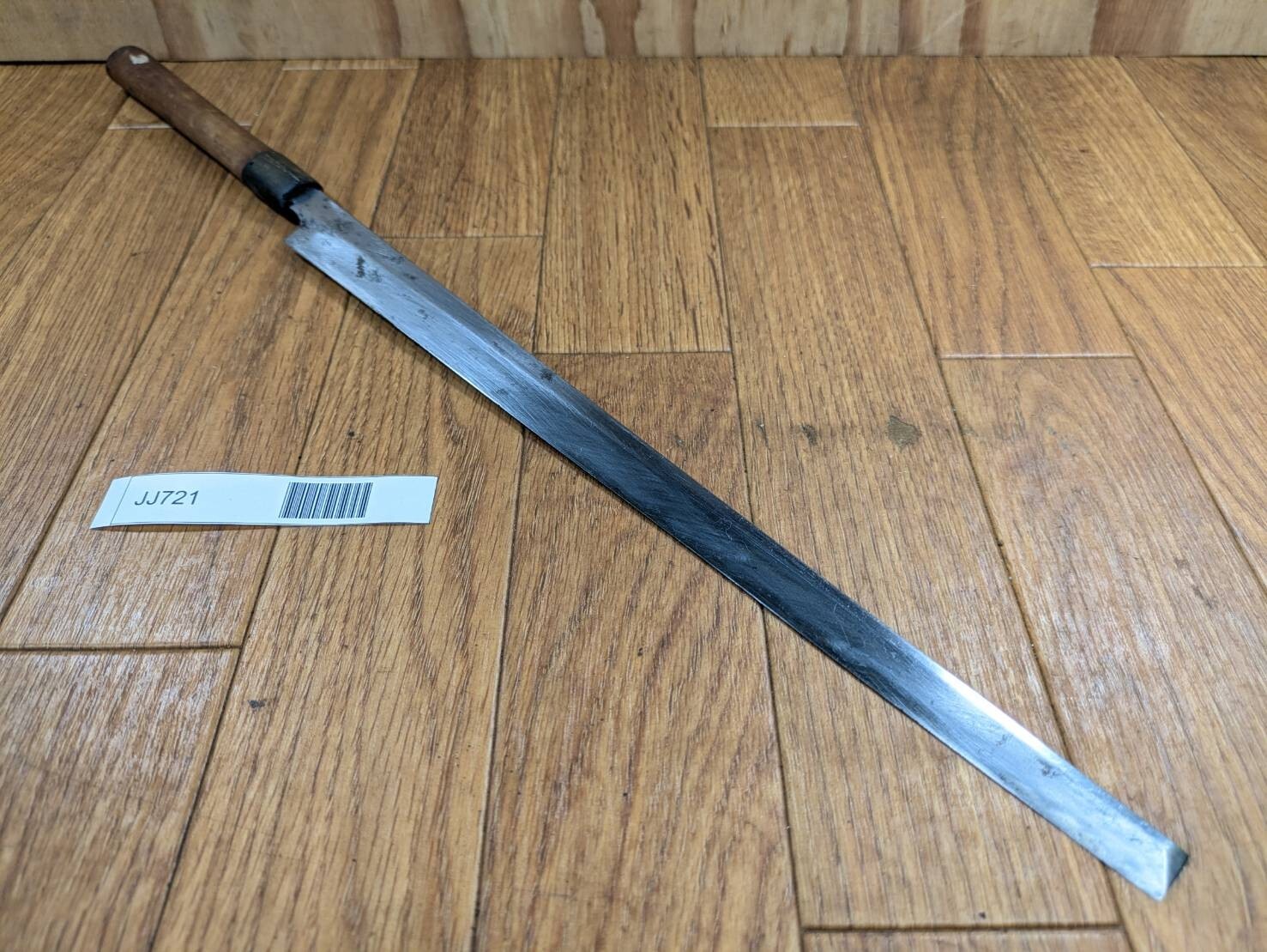 DAMAGED Japanese Chef's Kitchen Knife TAKOHIKI LONG Vintage JPN 302/455mm JJ721