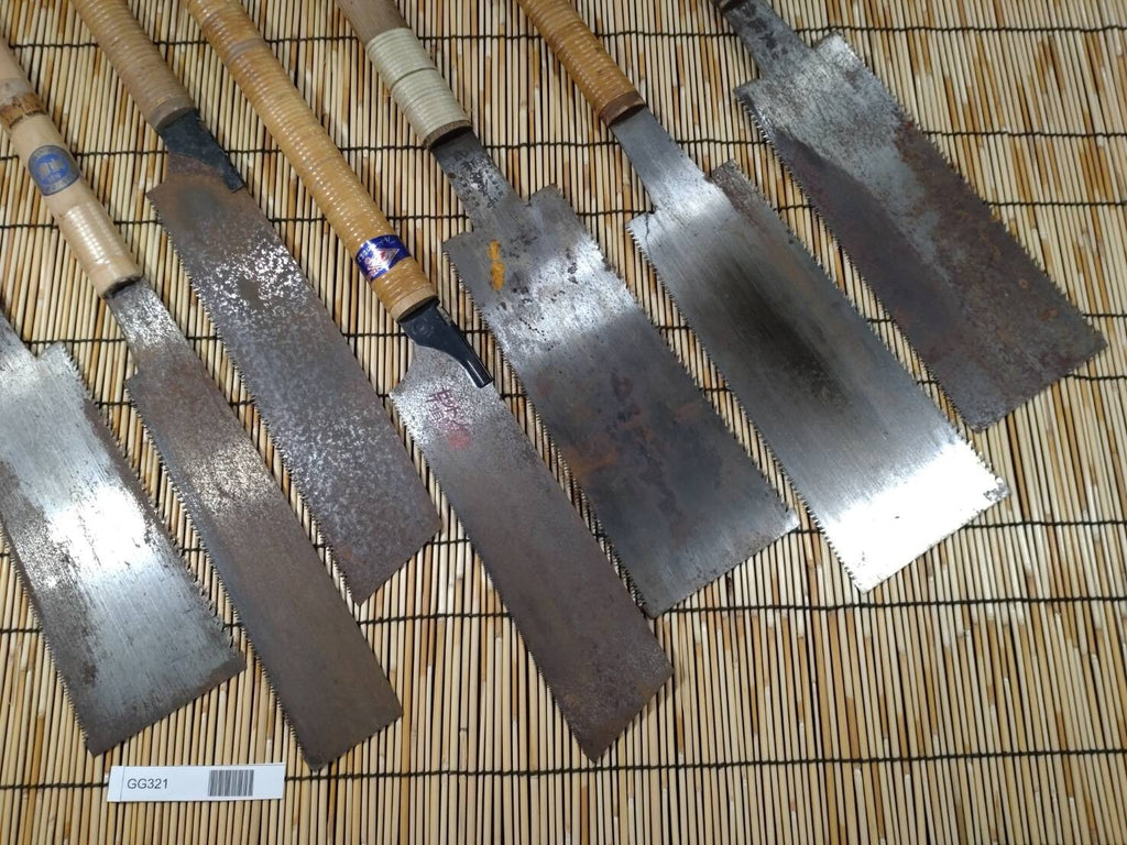 Broken Japanese vintage Pull Saw Draw Saw Carpentry Tool Japan blade 570mm GG321