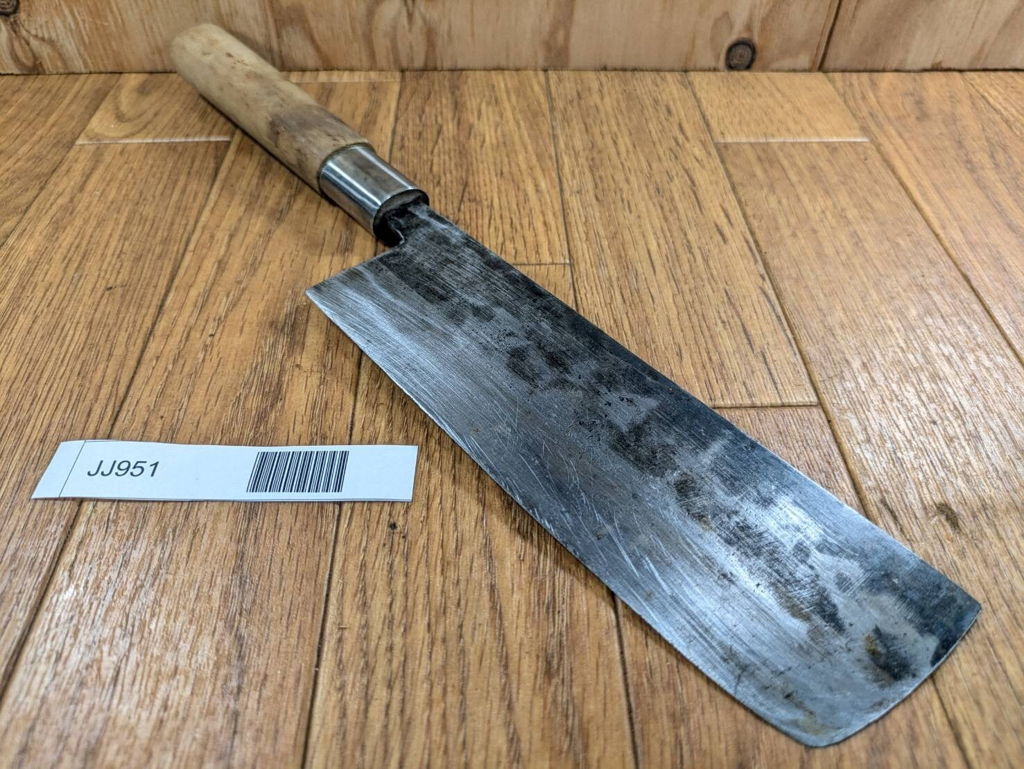 DAMAGED Japanese Chef's Kitchen Knife NAKIRI HOCHO Vintage Japan 170/320mm JJ951