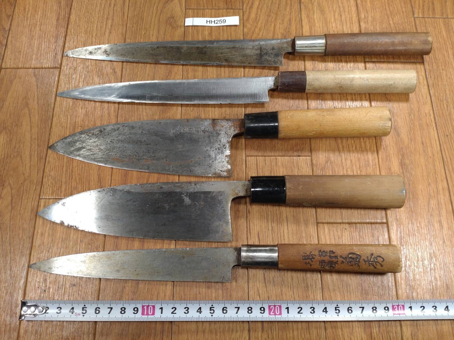 Japanese Chef's Kitchen Knife Set 5 Piece YANAGIBA DEBA from Japan HH259