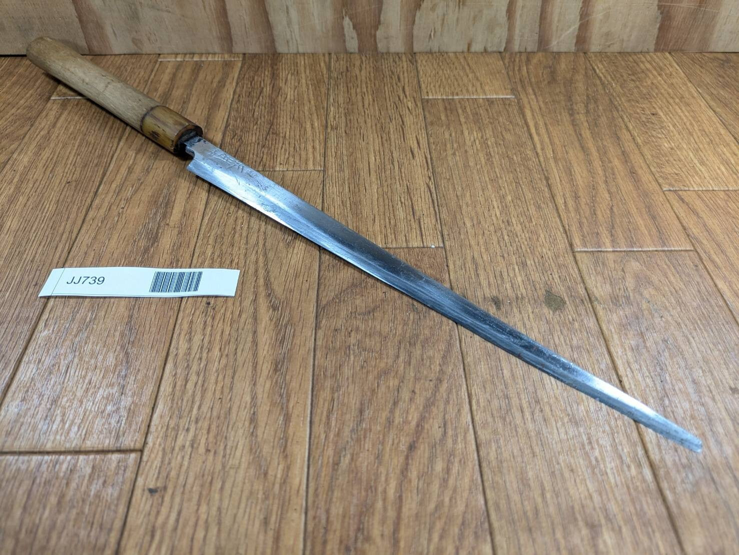 DAMAGED Japanese Chef's Kitchen Knife TAKOHIKI MASAMOTO BLUE STEEL 264/438 JJ739