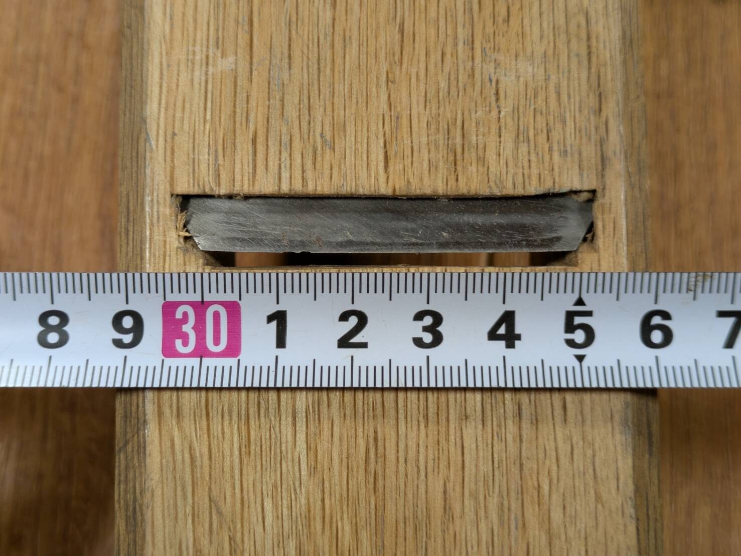 Japanese vintage Plane Carpentry Tool Kanna SET Signed from Japan 55.22mm JJ394