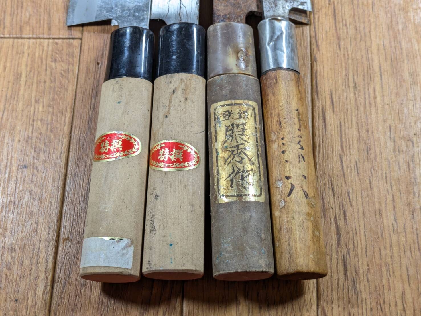 Damaged Lot of Japanese Chef's Kitchen Knives Broken from Japan JJ466