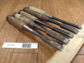 Japanese vintage chisel tataki Nomi Japan Signed Old 8.9.12.14.15mm FF573