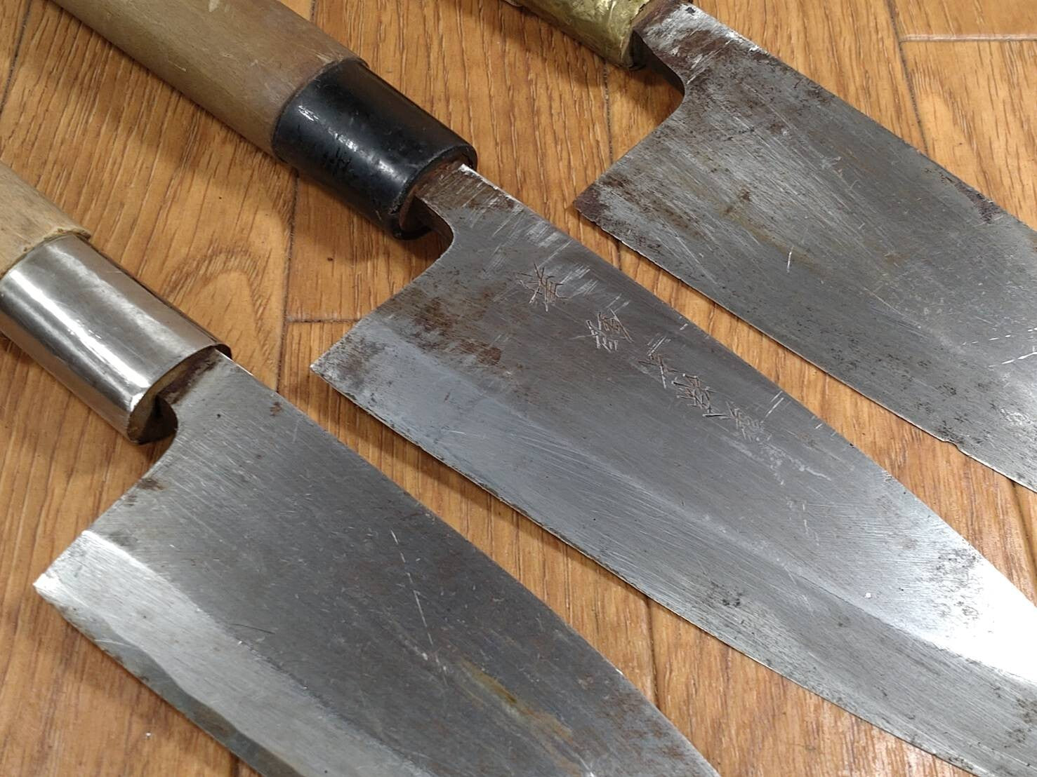 Japanese Chef's Kitchen Knife Set 3 Piece DEBA from Japan FF329