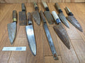 BROKEN DAMAGED Japanese Chef's Kitchen Knife Vintage Japan HOCHO JJ402