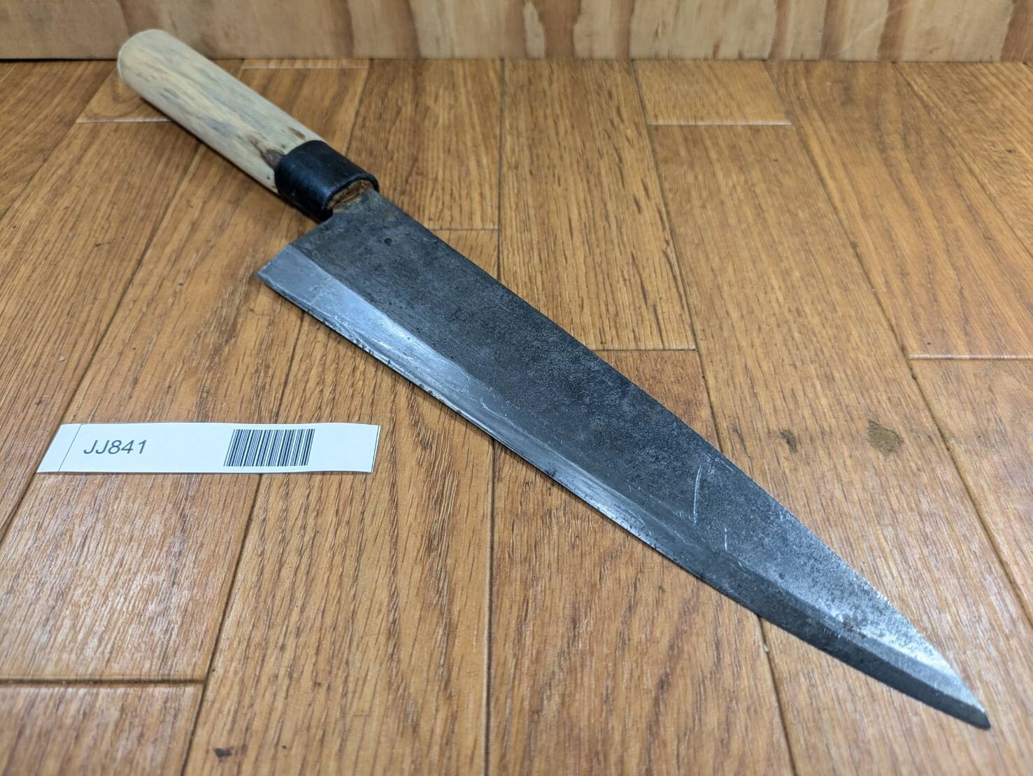 DAMAGED Japanese Chef's Kitchen Knife DEBA Vintage from Japan 225/380mm JJ841