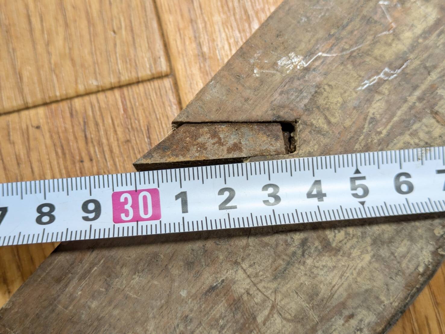 Japanese vintage Plane Carpentry Tool Kanna SET Signed from Japan 55.22mm JJ394