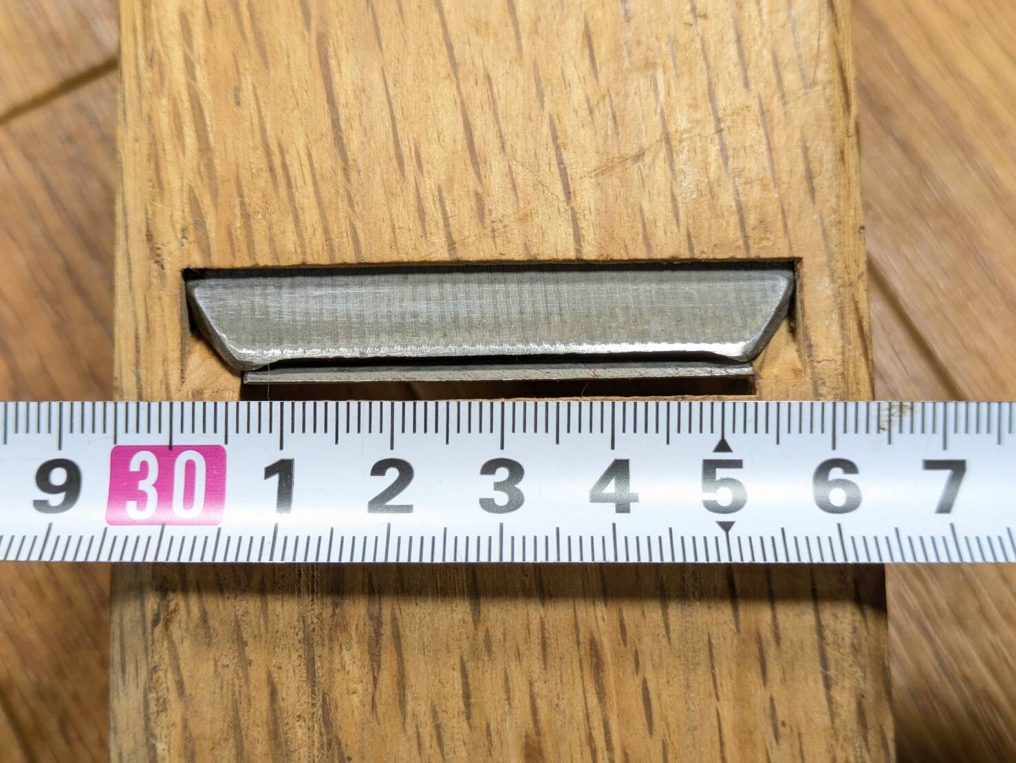 Japanese vintage Plane Carpentry Tool Kanna SET Signed from Japan 17.56mm BB885