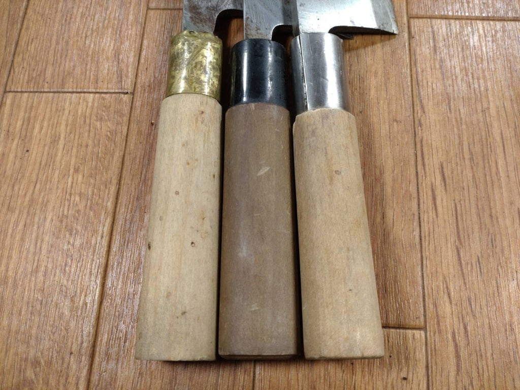 Japanese Chef's Kitchen Knife Set 3 Piece DEBA from Japan FF329