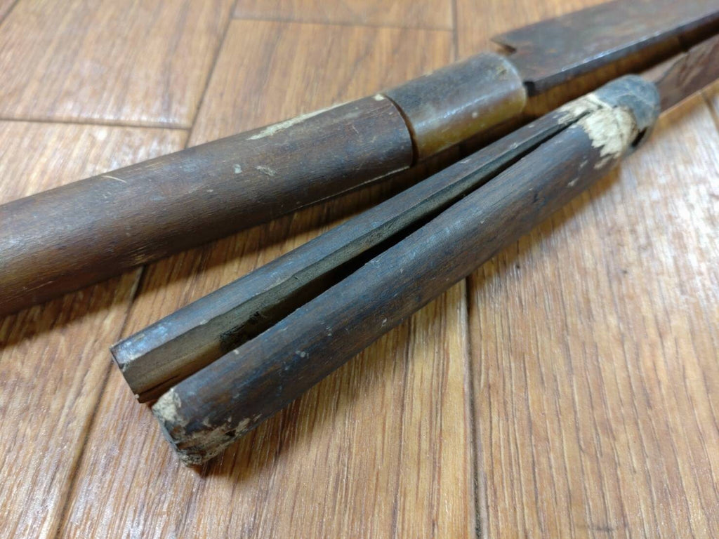 BROKEN DAMAGED Japanese Chef's Kitchen Knife Vintage Japan HOCHO BB213