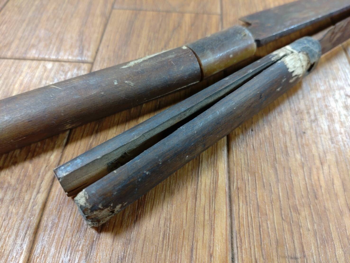 BROKEN DAMAGED Japanese Chef's Kitchen Knife Vintage Japan HOCHO BB213