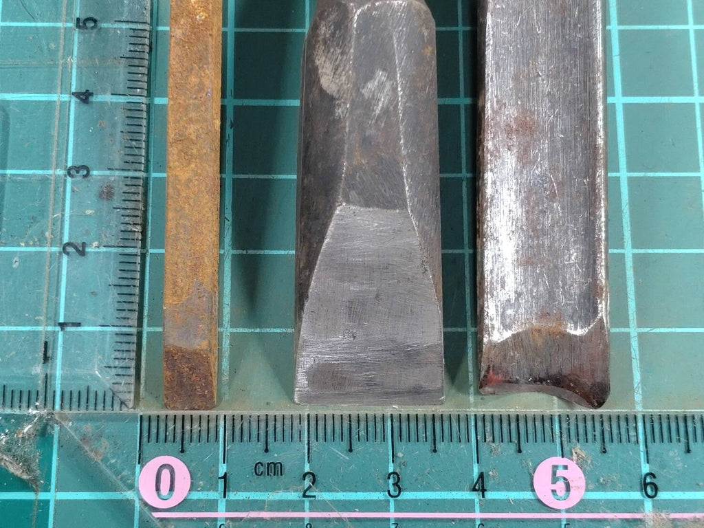 BROKEN DAMAGED Japanese vintage chisel Nomi 6.9.14.16.18.24.36mm HH295