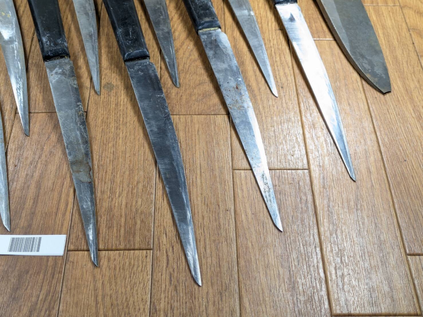 Damaged Lot of Japanese Chef's Kitchen Knives Broken from Japan JJ463