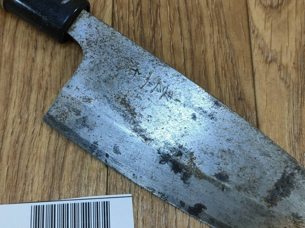 Japanese Chef's Kitchen Knife DEBA Vintage hocho OLD from Japan 152/290mm UU271