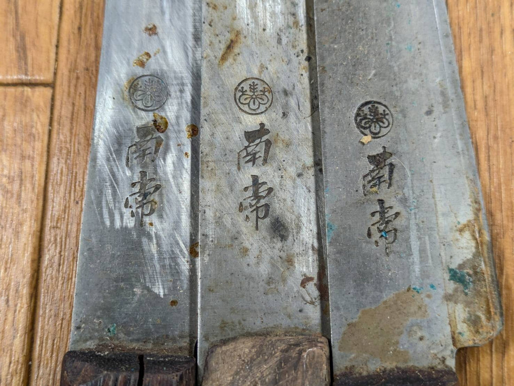 Damaged Lot of Japanese Chef's Kitchen Knives Broken from Japan JJ466