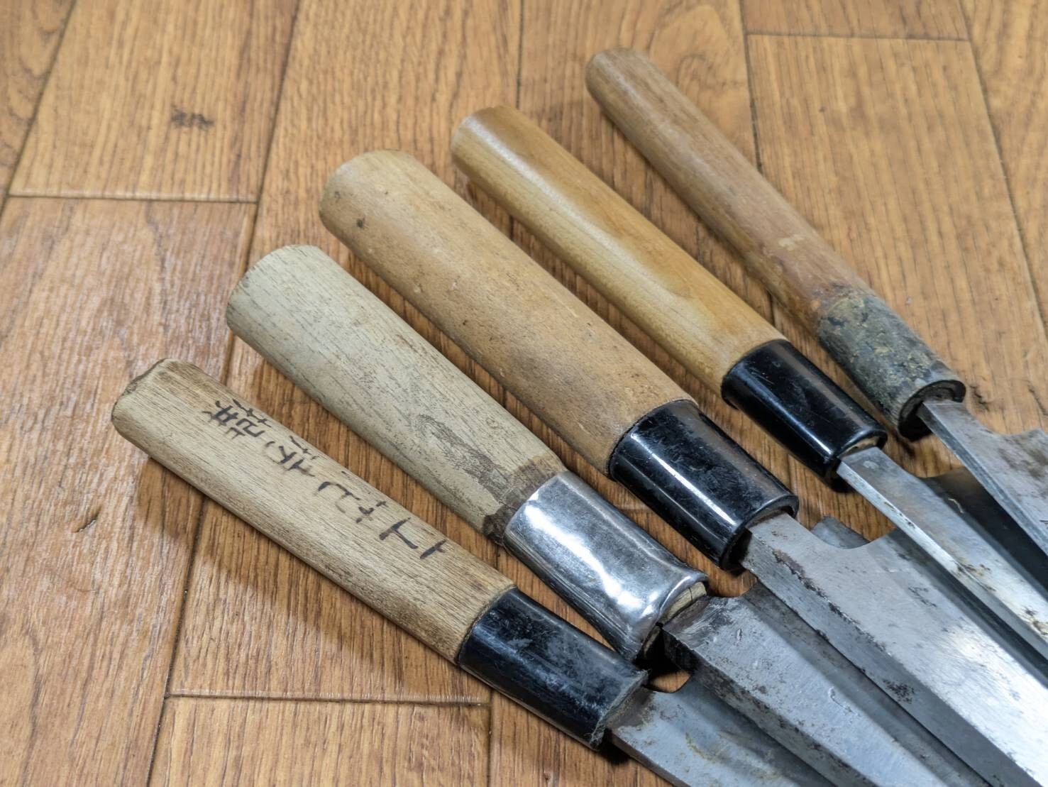 Japanese Chef's Kitchen Knife Set 5 Piece YANAGIBA DEBA from Japan JJ648