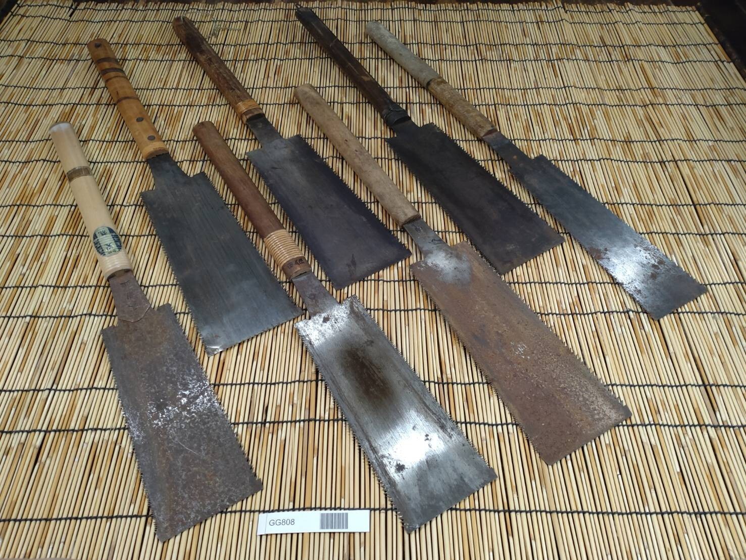 Broken Japanese vintage Pull Saw Draw Saw Carpentry Tool Japan blade 580mm GG808