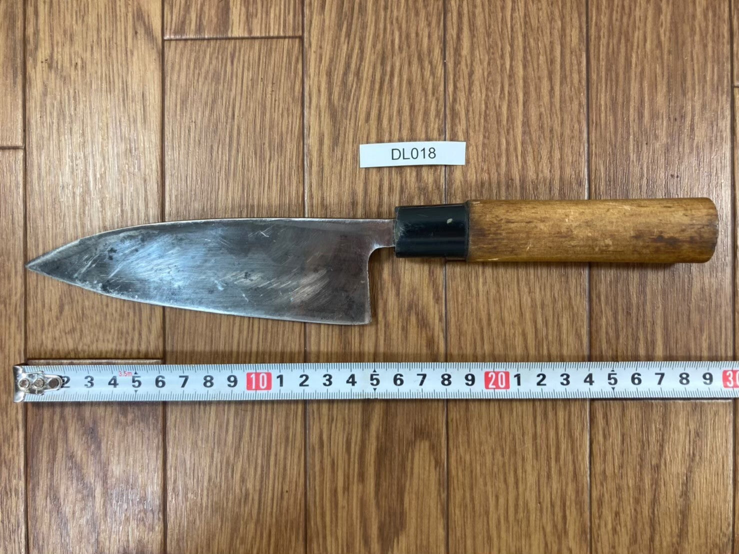 Japanese Chef's Kitchen Knife DEBA Vintage hocho OLD from Japan 147/288mm DL018