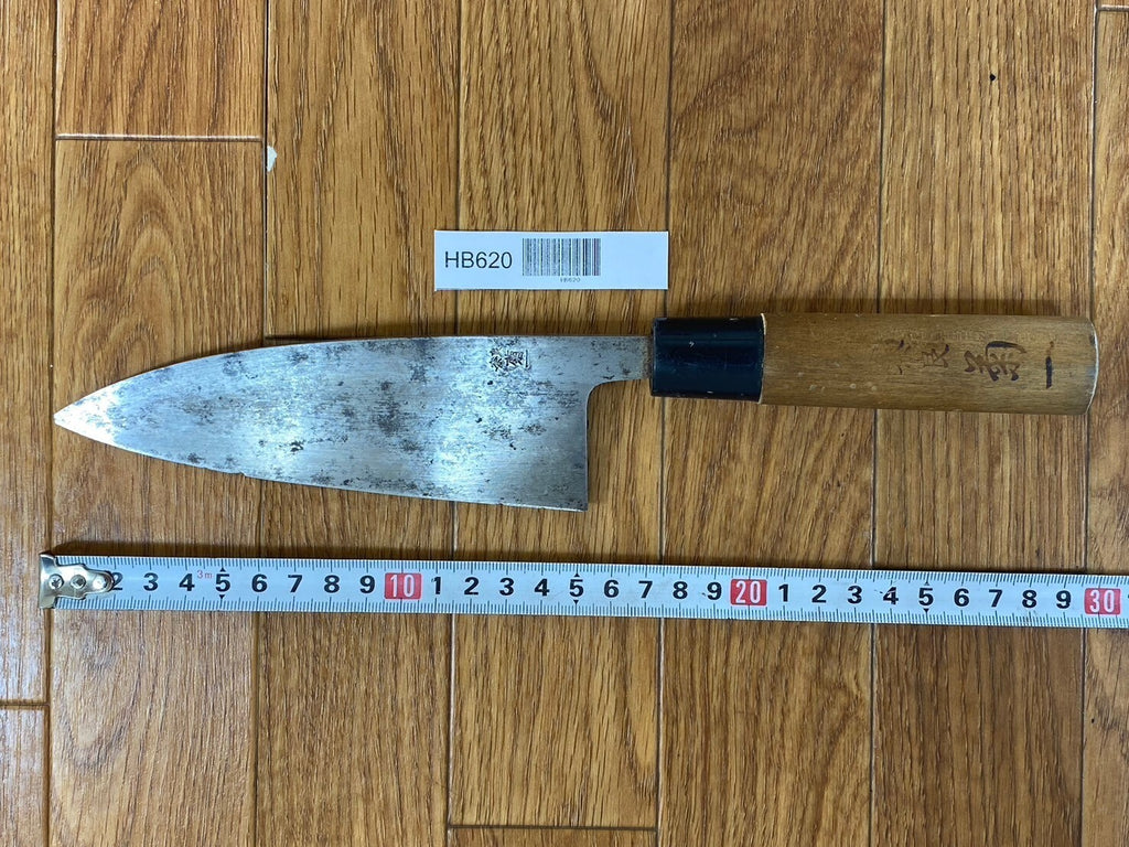 Japanese Chef's Kitchen Knife DEBA Vintage hocho OLD from Japan 152/295mm HB620