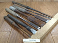 BROKEN DAMAGED Japanese vintage chisel Nomi 6.9.14.16.18.24.36mm HH295