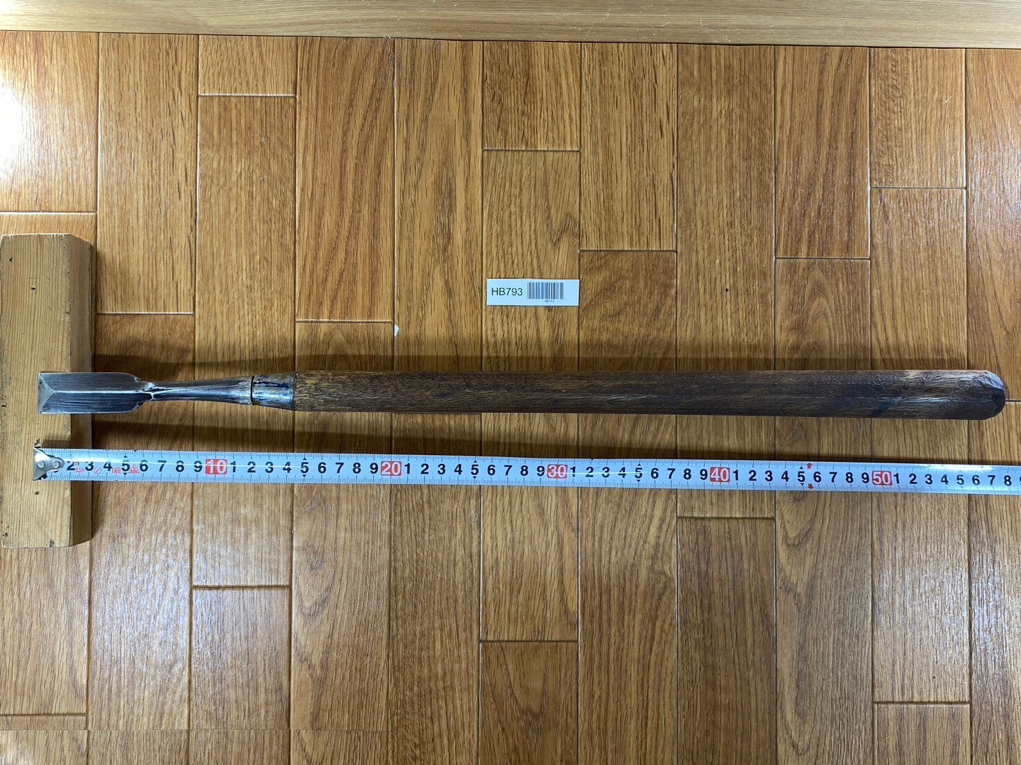 Japanese vintage chisel Tsuki Nomi Japan Vintage 24mm 575mm long HB793
