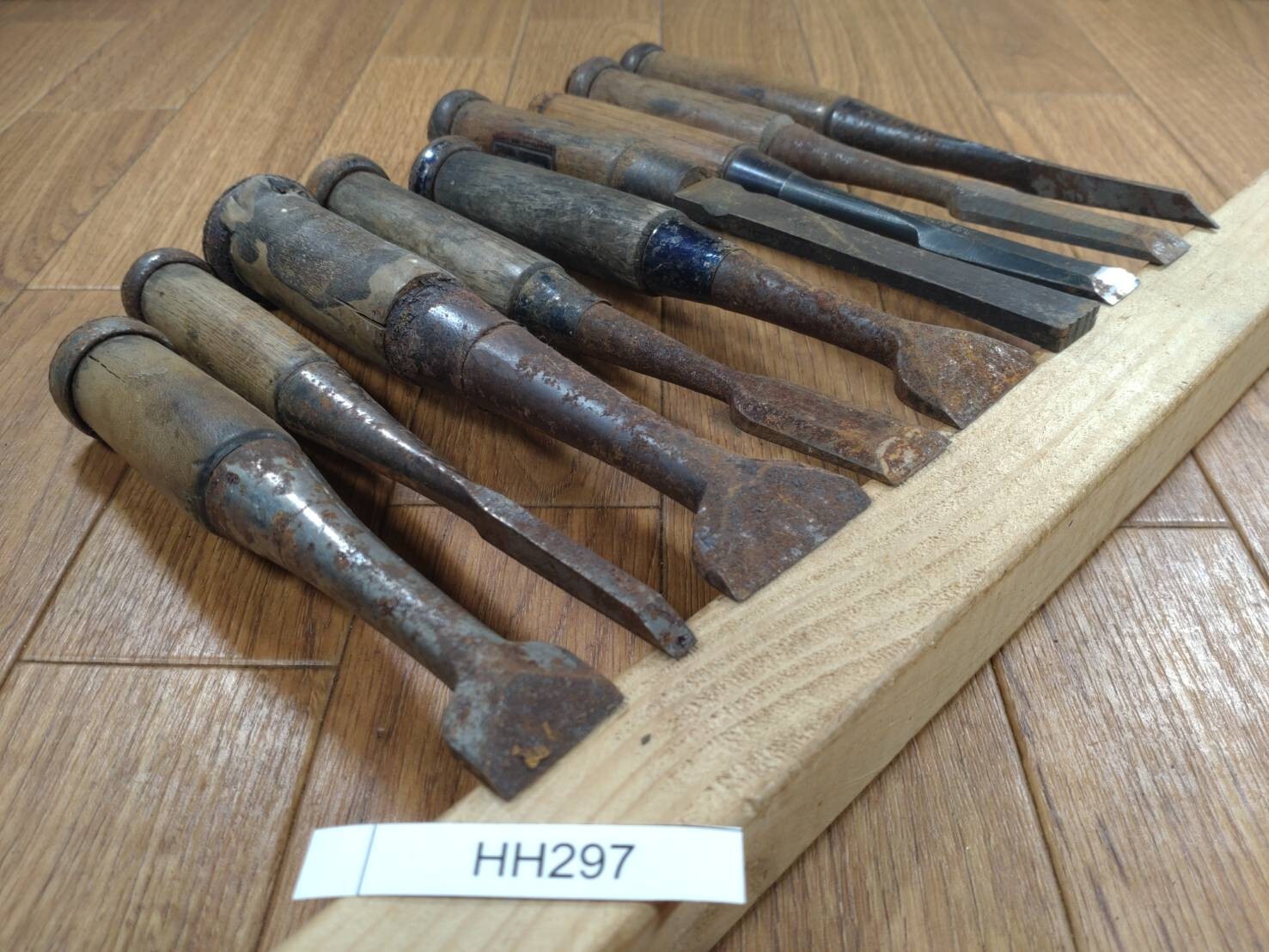BROKEN DAMAGED Japanese vintage chisel Nomi 1.5.14.15.16.18.23.30.35mm HH297