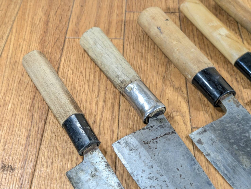 Japanese Chef's Kitchen Knife Set 5 Piece YANAGIBA DEBA from Japan JJ648