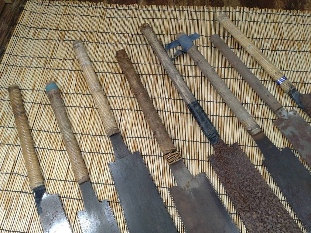 Broken Japanese vintage Pull Saw Draw Saw Carpentry Tool Japan blade 680mm GG325