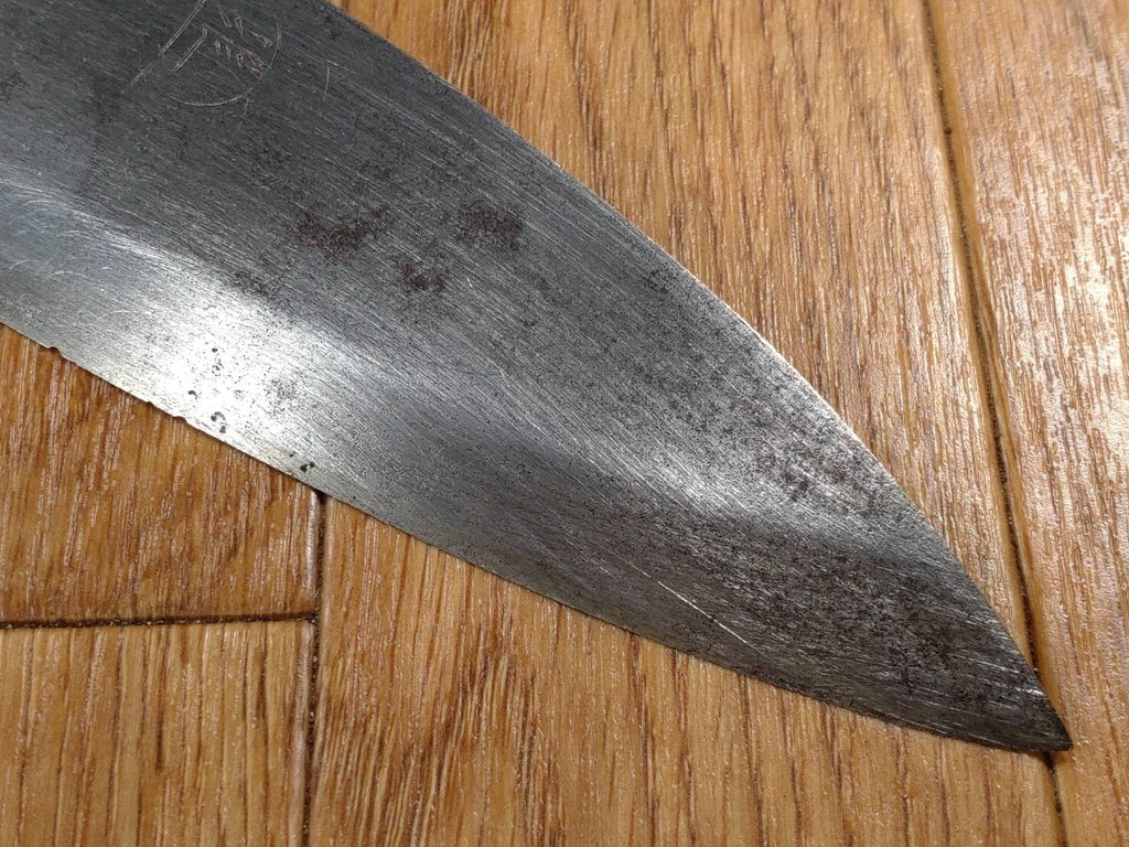 Japanese Chef's Kitchen Knife DEBA Vintage hocho OLD from Japan 144/277mm FF022