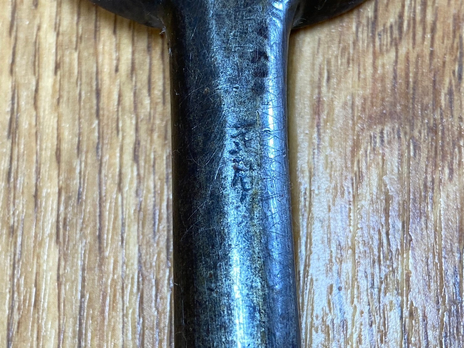 Japanese vintage chisel Tsuki Nomi Japan Signed Vintage 47mm 500mm long QA835