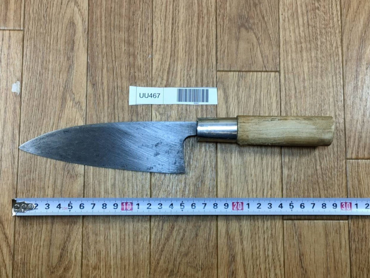Japanese Chef's Kitchen Knife DEBA Vintage hocho OLD from Japan 152/285mm UU467