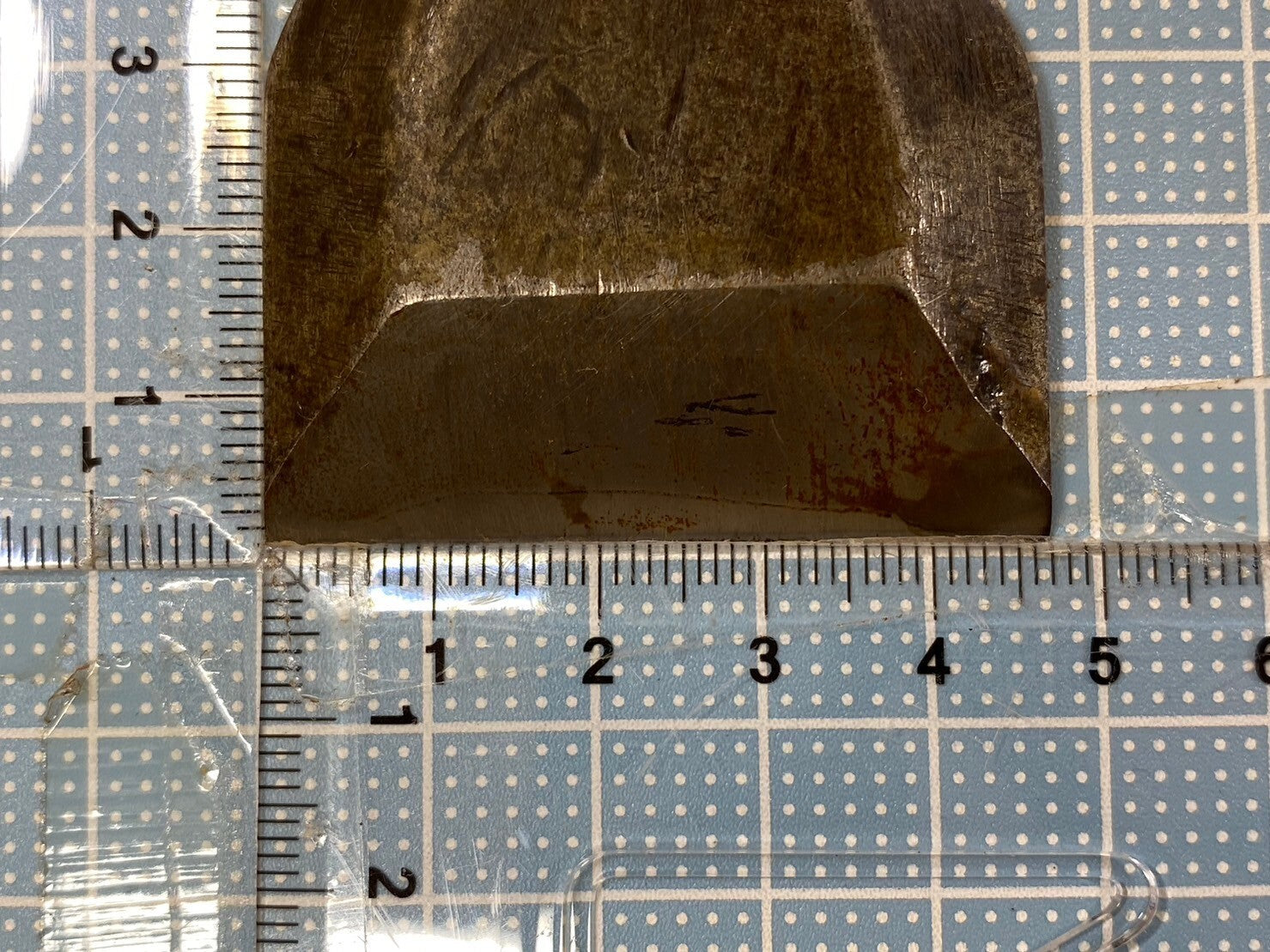 Japanese vintage chisel Tsuki Nomi Japan Signed Vintage 47mm 500mm long QA835