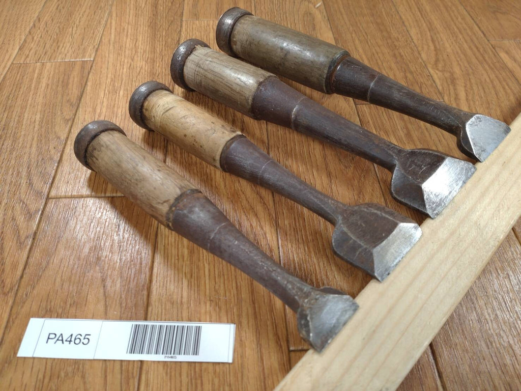 Japanese vintage chisel tataki Nomi Japan Signed Old Vintage 24.34.35.42mm PA465